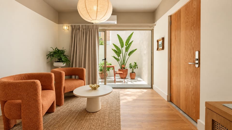 Cacao, room 1C: the patio